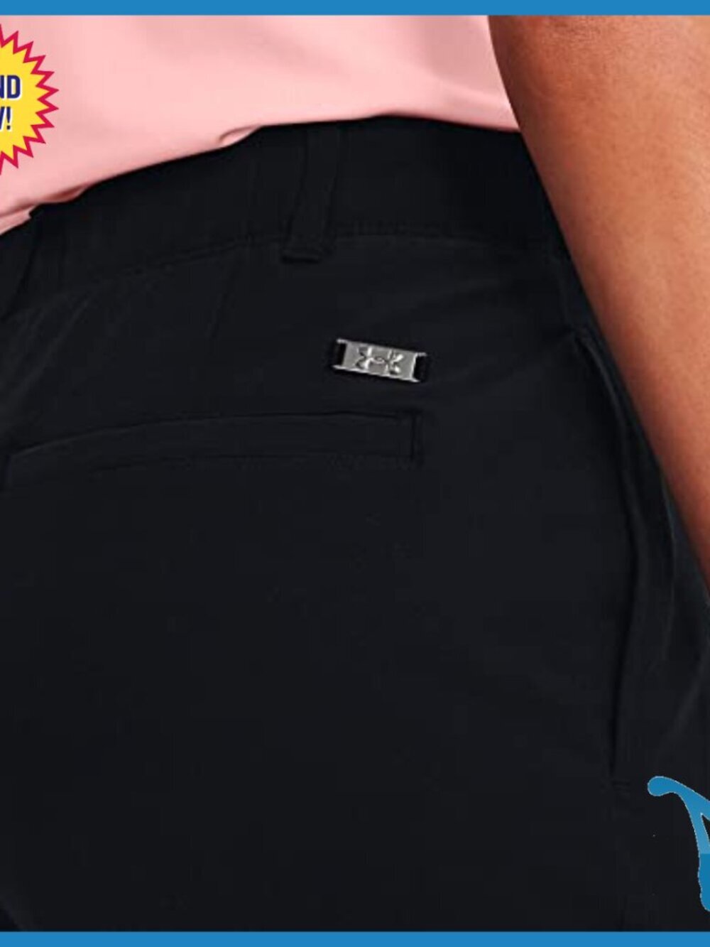 Water-Repellent Stretch Shorts with 4-Way Flex & Adjustable Waist - Picture 7 of 7
